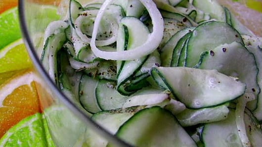 creamy cucumber salad
